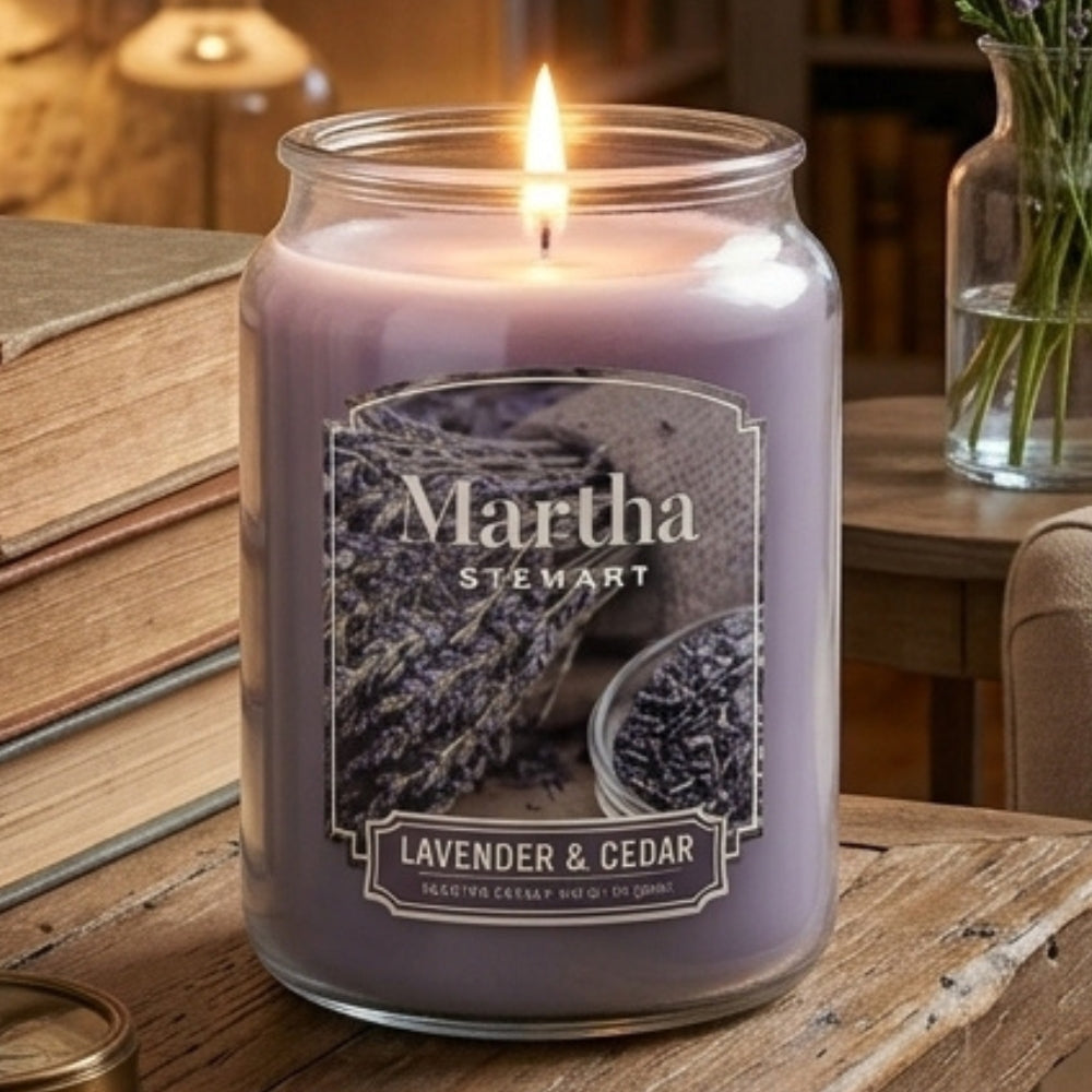 Martha Stewart Scented Candle Lavender & Cedar 595gr