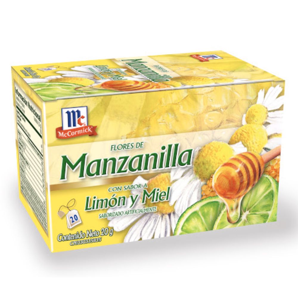 McCormick Infusión De Té De Manzanilla Con Sabor A Limón Y Miel  20 Und
