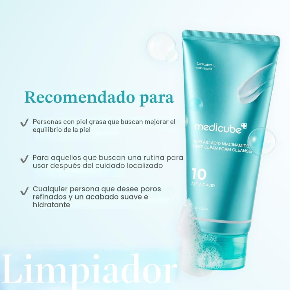 Medicube Azelaic Acid Niacinamide Deep Clean Foam Cleanser 120gr