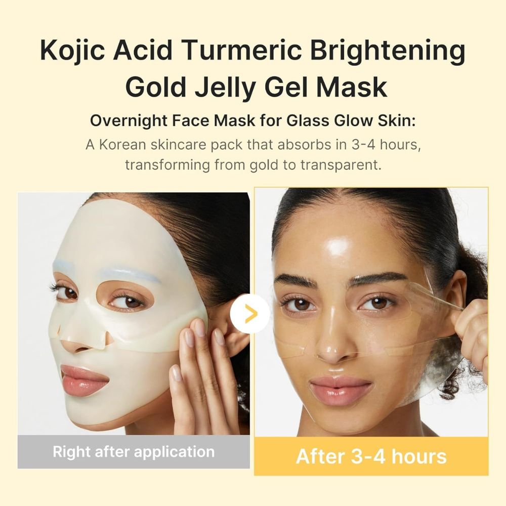 Medicube Kojic Acid Turmeric Brightening Gel Mask 1 Sheet 28gr