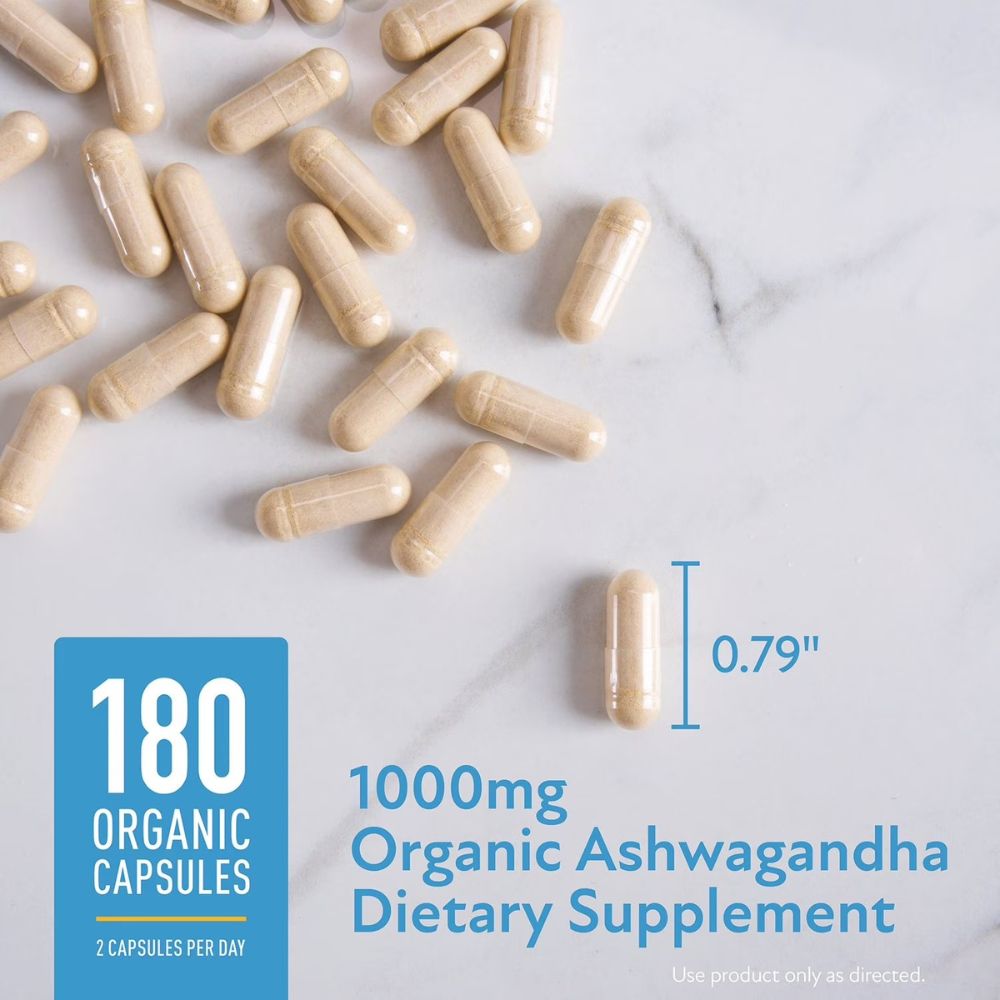Member's Mark Organic Ashwagandha Dietary Supplement 180 Cap