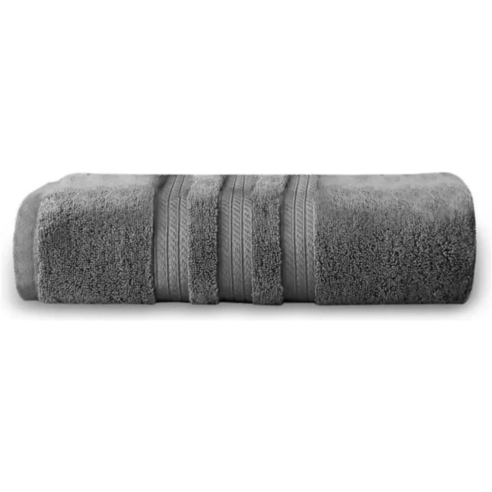Toalla Hotel Premier Collection Oversized De Baño Color Grey Groove 76.2 cm x 147.3cm 100% Algodón