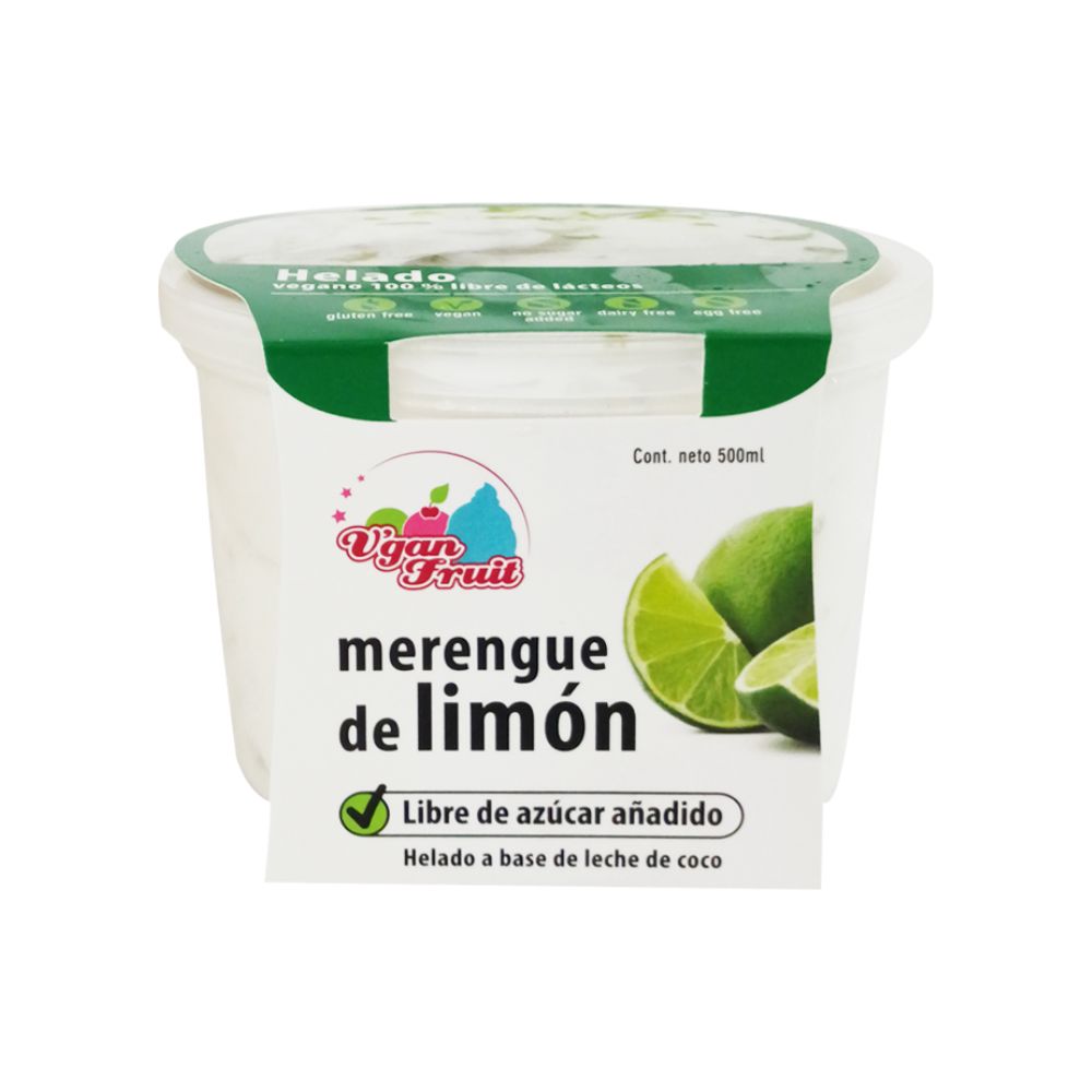 V'gan Fruit Helado Merengue de Limón 500ml