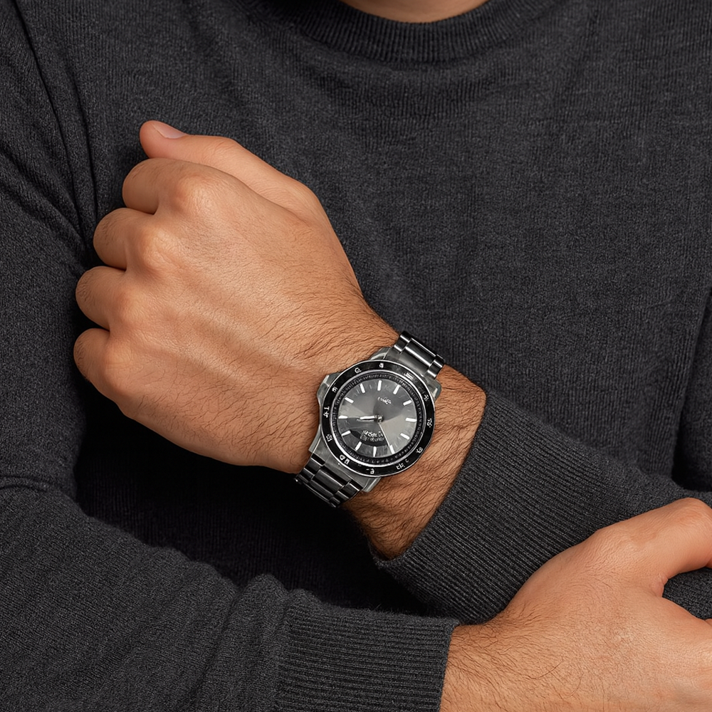 Jones New York Reloj Para Caballero Black