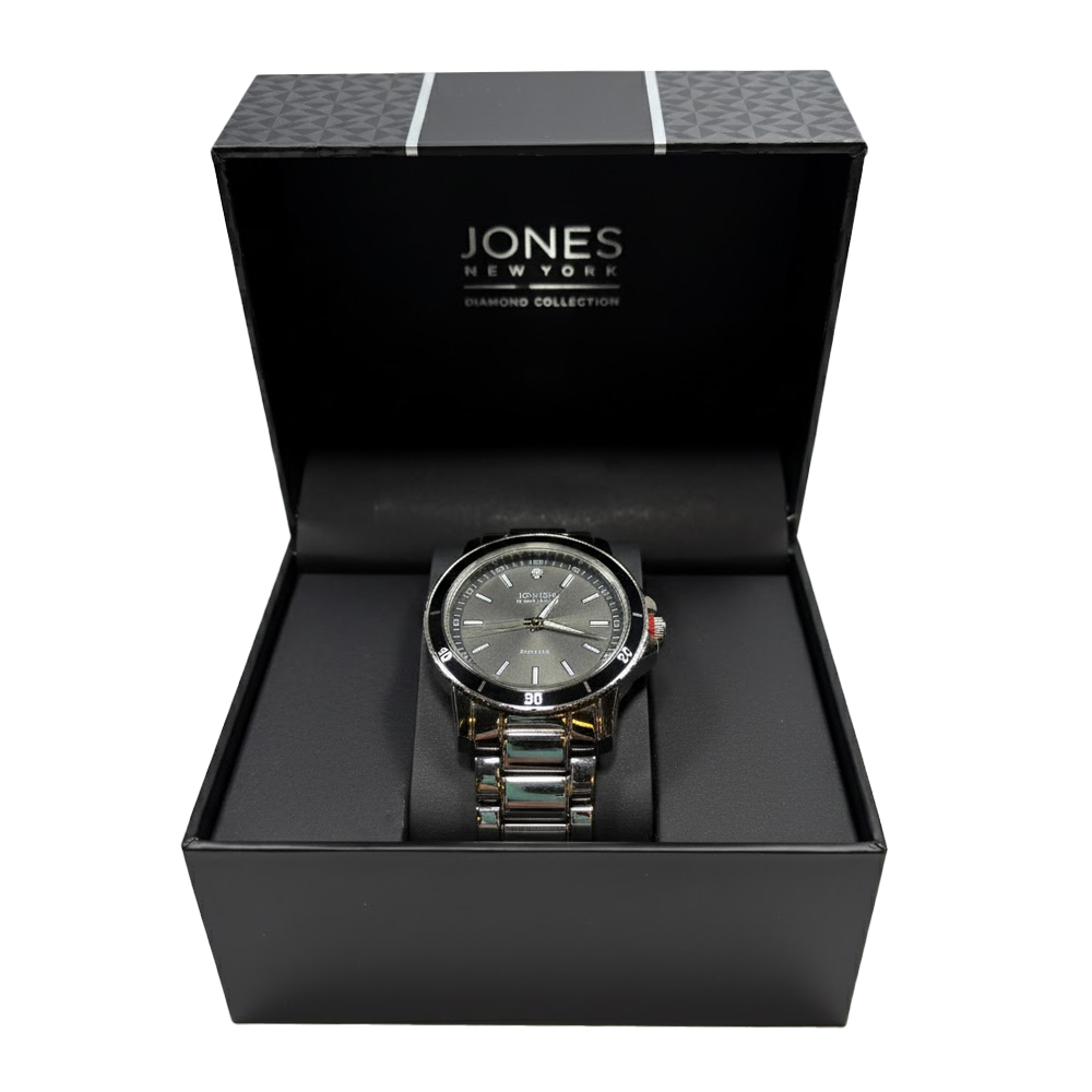 Jones New York Reloj Para Caballero Black