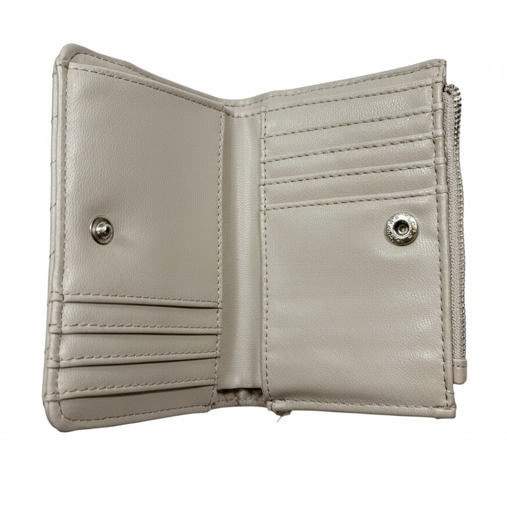 Steve Madden Monedero Quilted Bifold Pumice