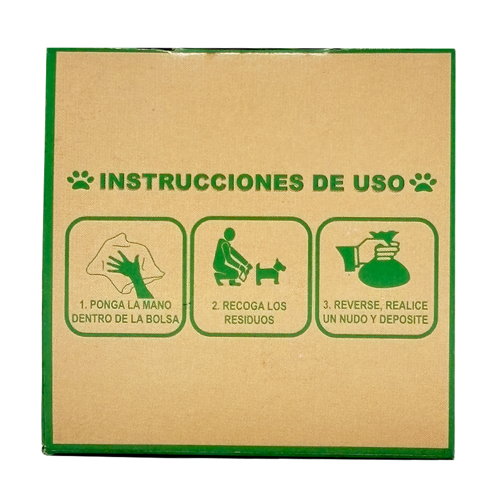 Rollo de 20 Bolsas para Desechos de Animales