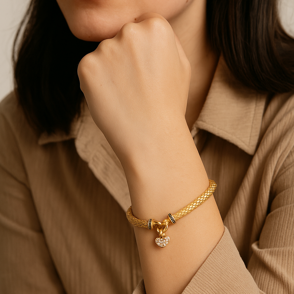 Nine West Pulsera De Corazón Para Damas