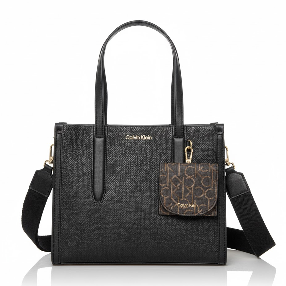 Calvin Klein Cartera Tote Black