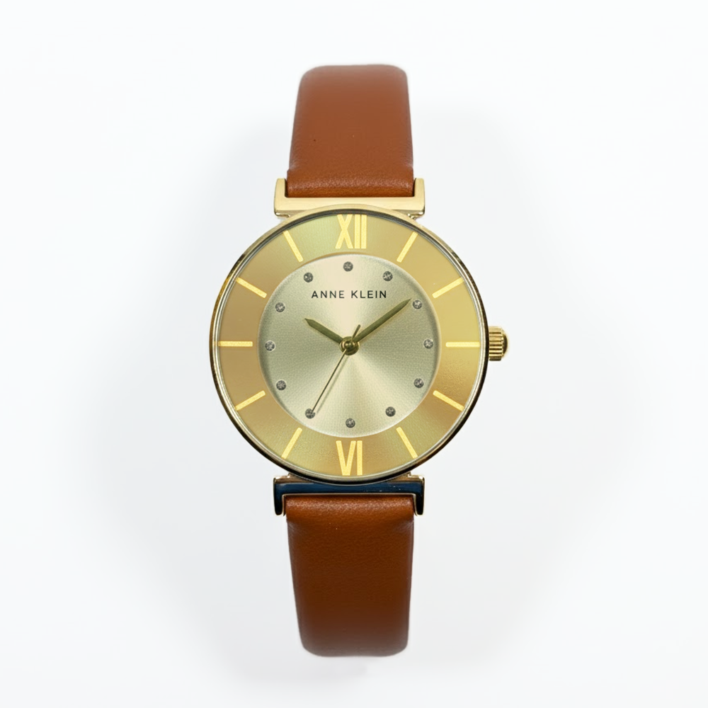 Anne Klein Reloj Para Damas Mocha & Golden