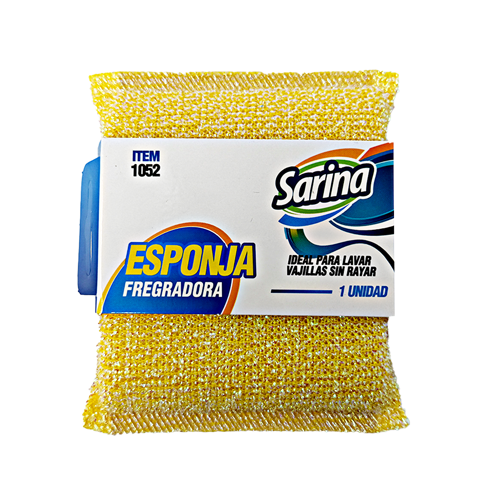 Esponja Fregadora Sarina 1 Und Amarilla