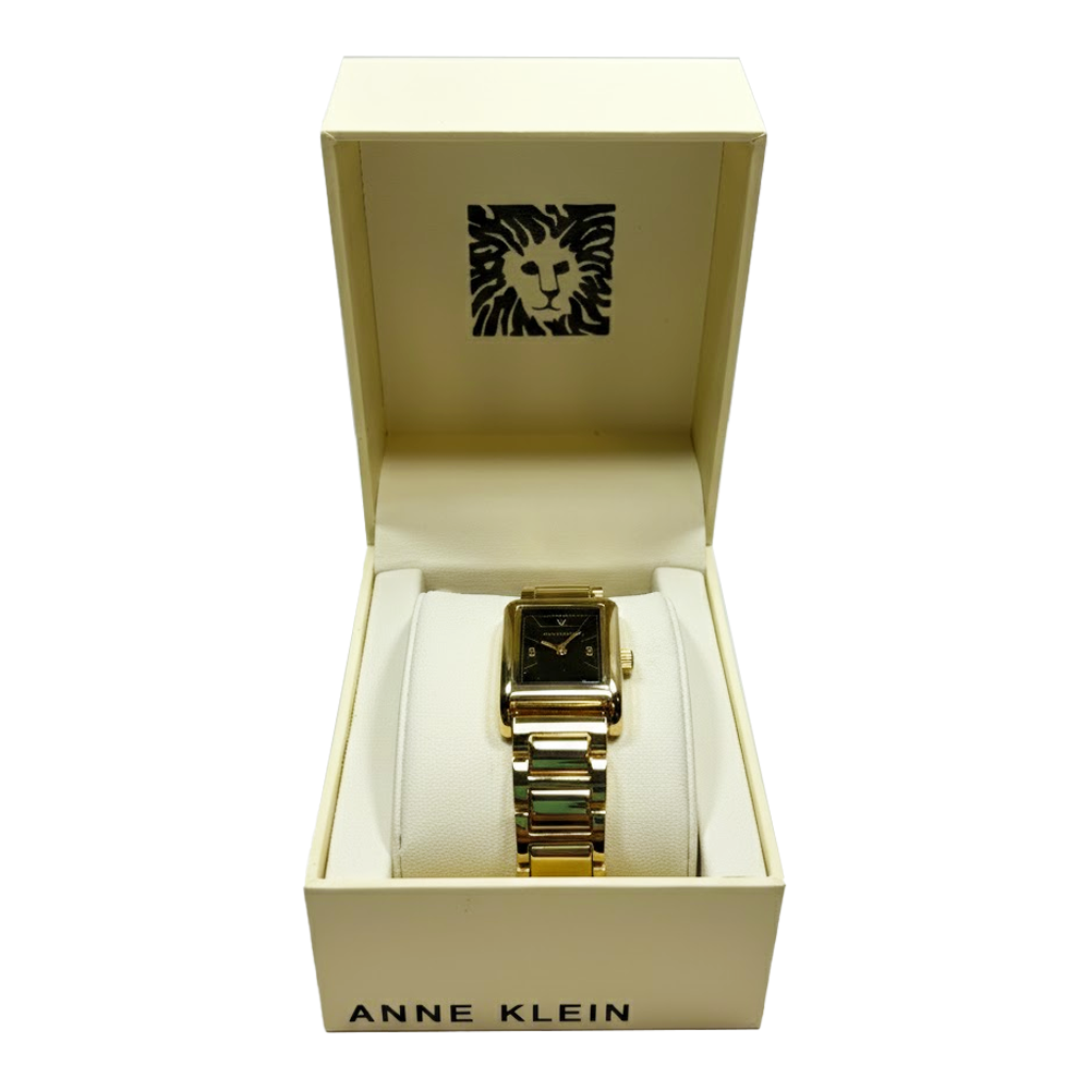 Anne Klein Reloj Para Damas Square Golden