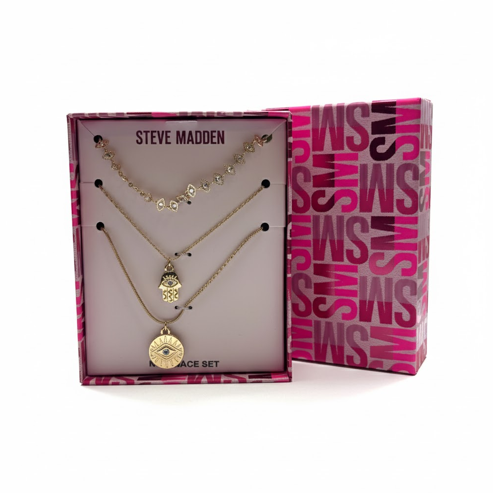 Steve Madden Necklace Set de 3 Collares