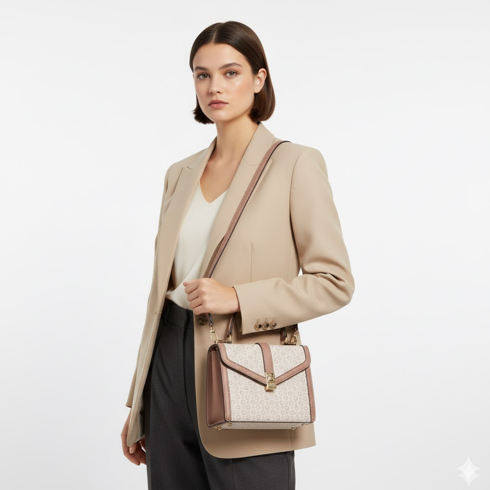 Guess Cartera Elonzo Light Rose