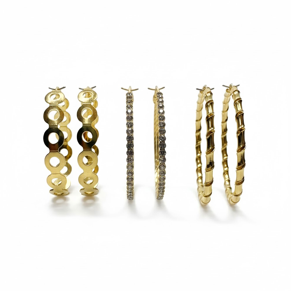 Bebe Set De Aros De Zarcillos 3 Und