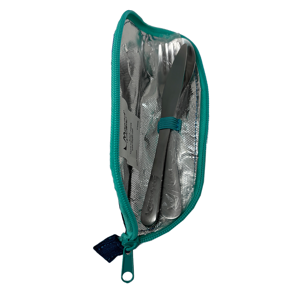 Maped Estuche de Cubiertos 3 Cubiertos Tenedor, Cucharilla y Cuchillo