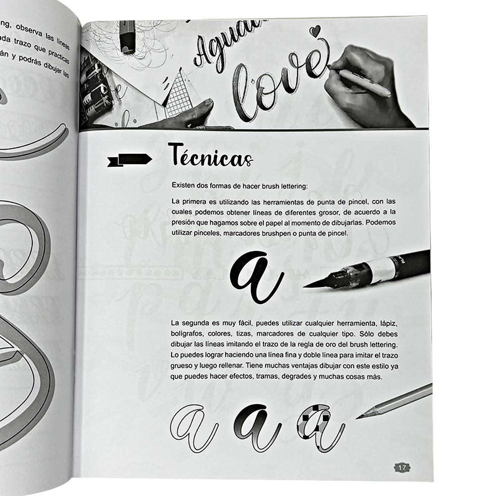 Fantasy Brush Lettering  Guia Practica 99 Paginas