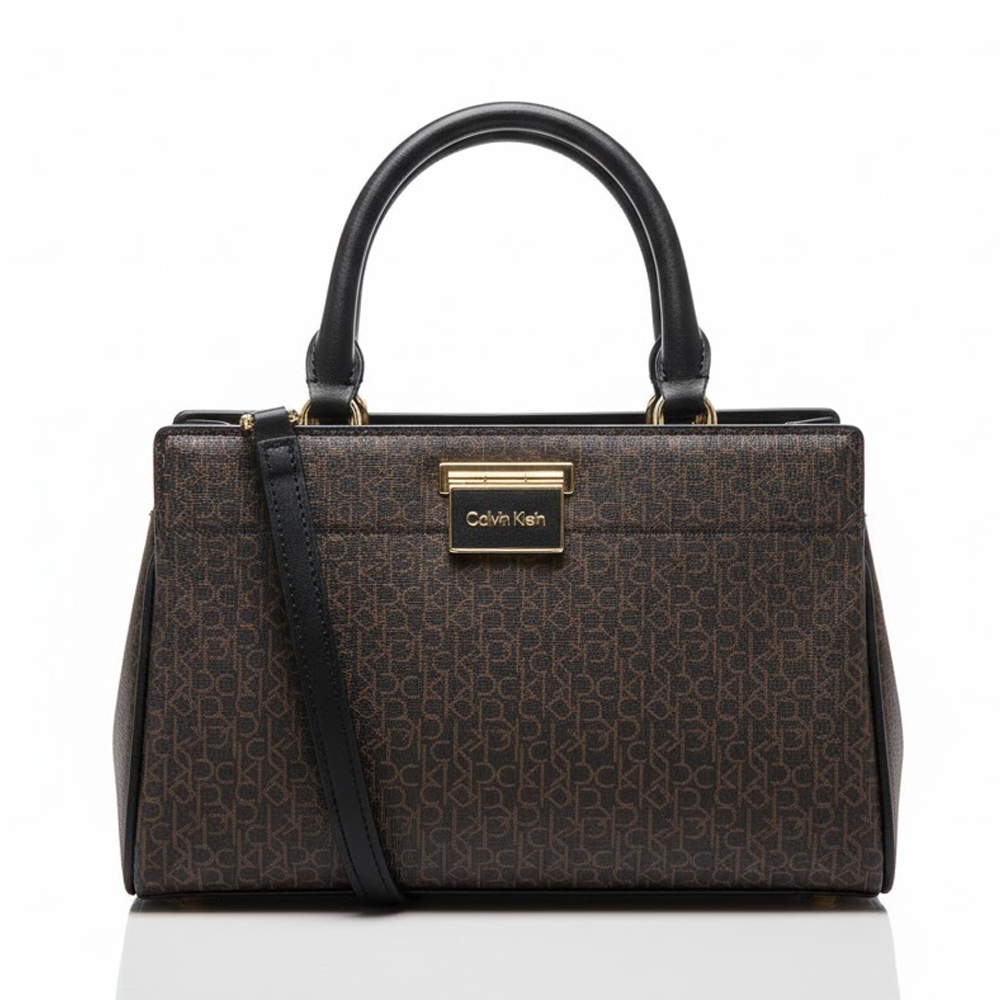 Calvin Klein Cartera Logo Black Brown