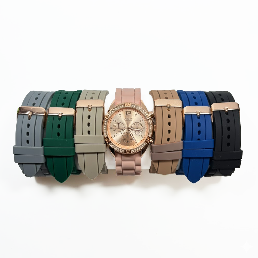 Xoxo Set De Reloj y Correas Intercambiables