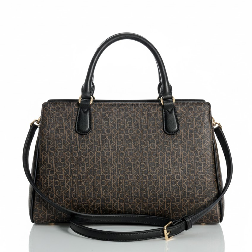 Calvin Klein Cartera Logo Black Brown