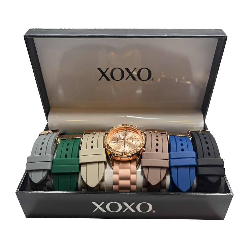 Xoxo Set De Reloj y Correas Intercambiables