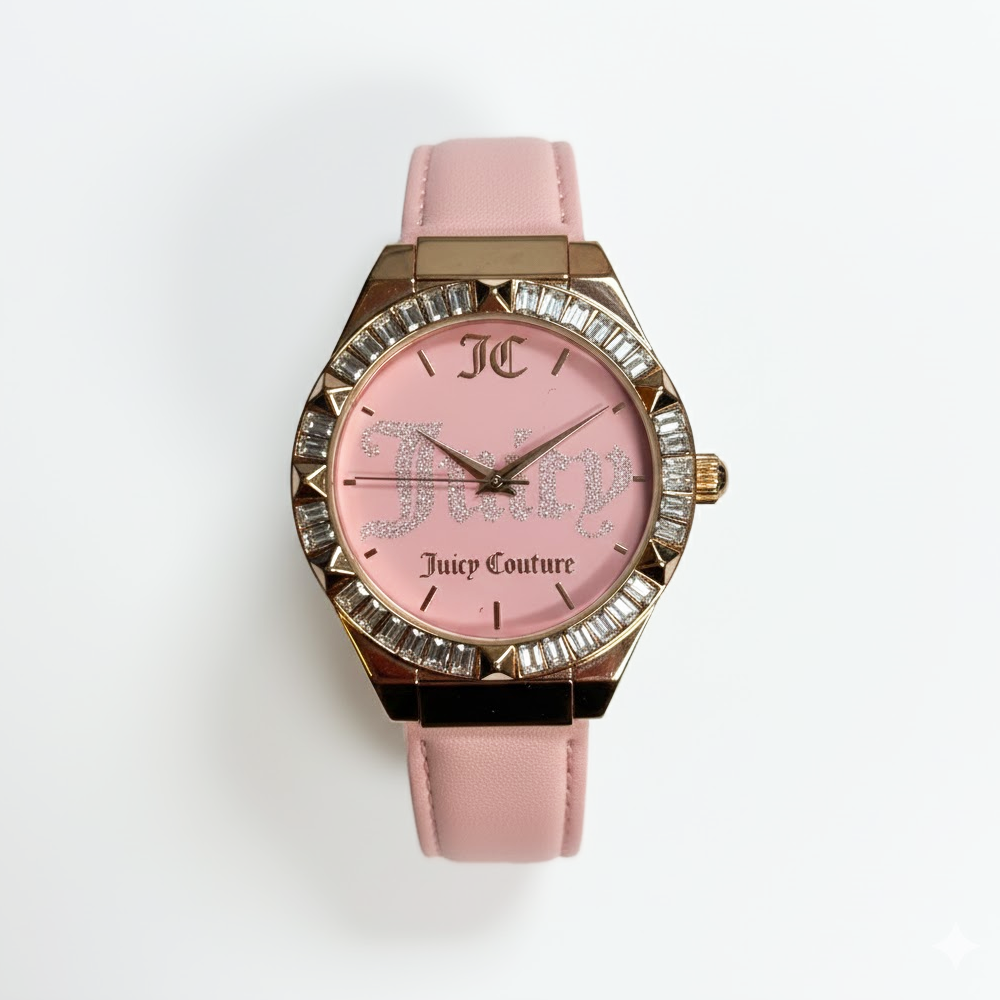 Juiciy Couture Reloj Para Dama Rosa