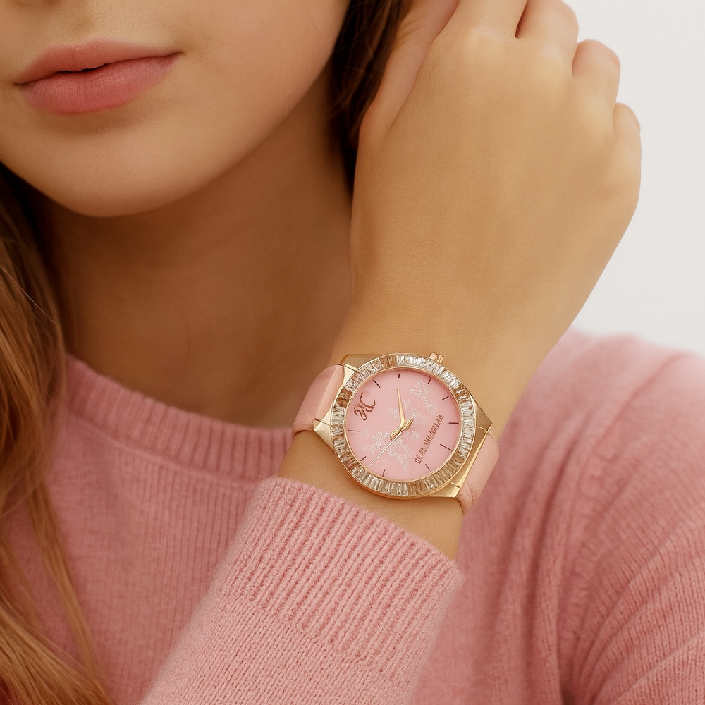 Juiciy Couture Reloj Para Dama Rosa