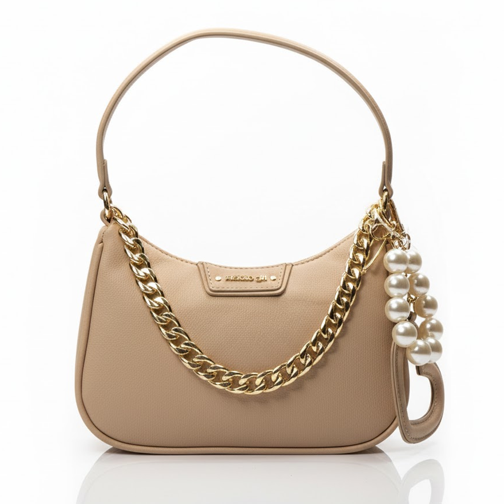 Steve Madden Girl Cartrea Taupei Con Llavero de Perlas
