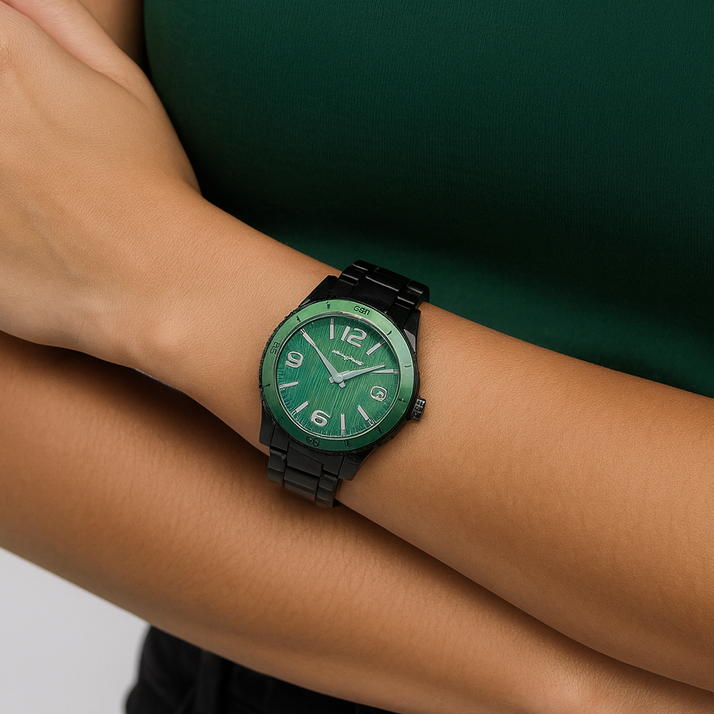 Thari Reloj Para Caballero Black Green