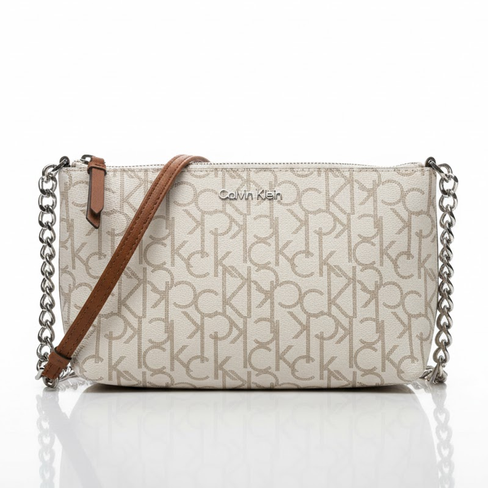 Calvin Klein Cartera Cross Body Vanilla