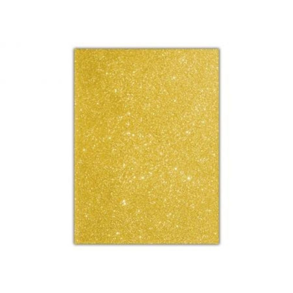Foamy Escarchado Tamaño Carta Amarillo 1 Und