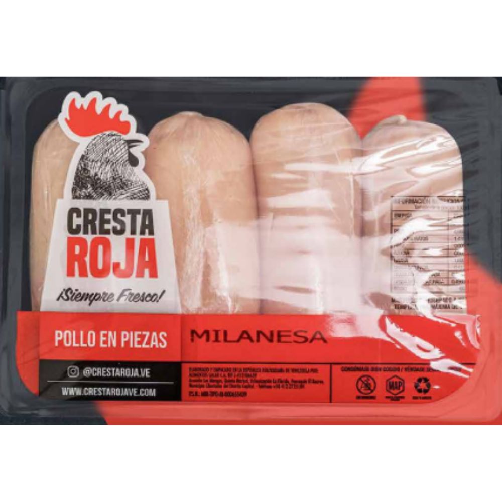 Milanesa de Pollo Cresta Roja 7 Opciones