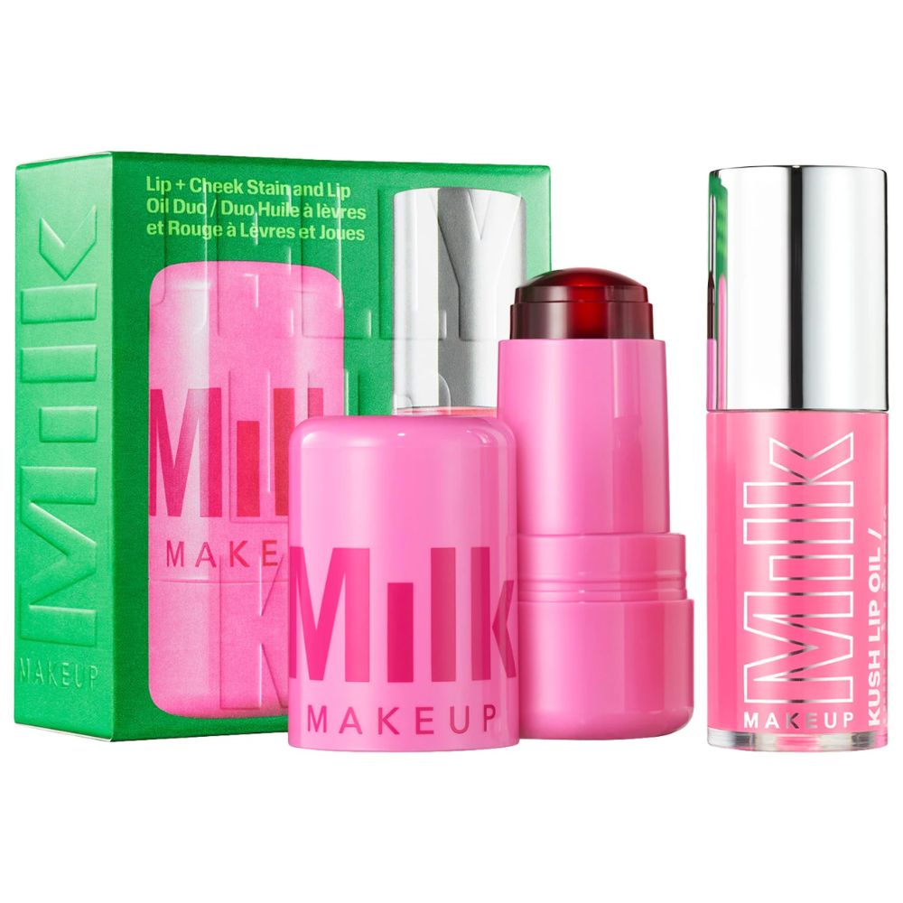 Milk Jelly Lip Kit: Lip and Cheek Stain & Lip Oil