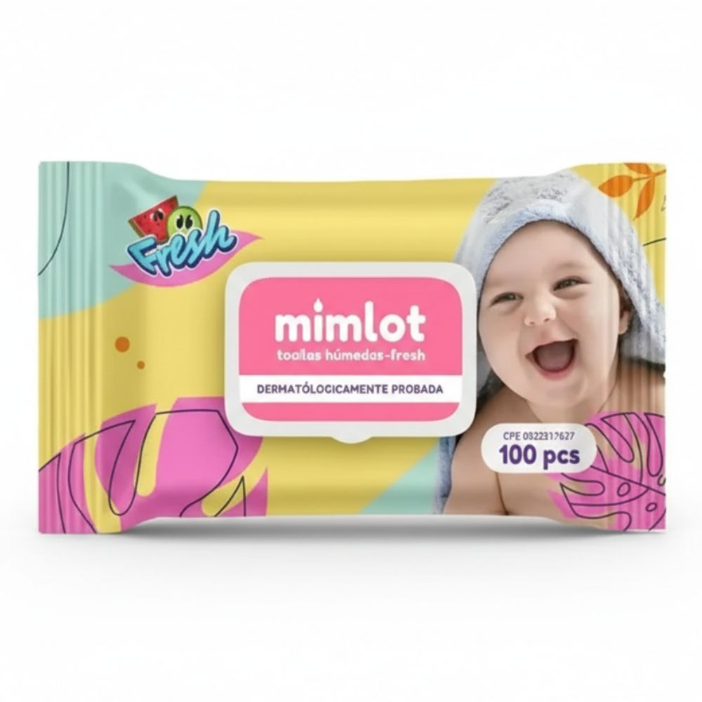 Mimlot Toallas Húmedas Fresh 100 Pcs