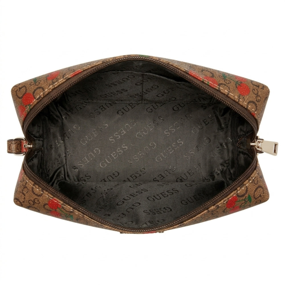 Guess Cosmetiquera Tana Travel Cocoa Multi