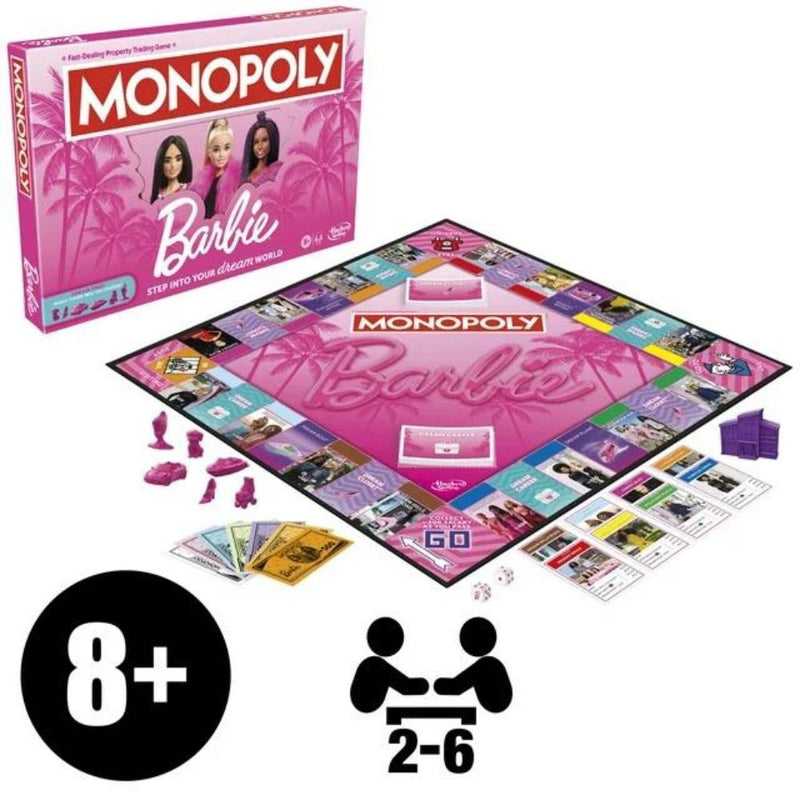 Monopolio Barbie Board Game 8+