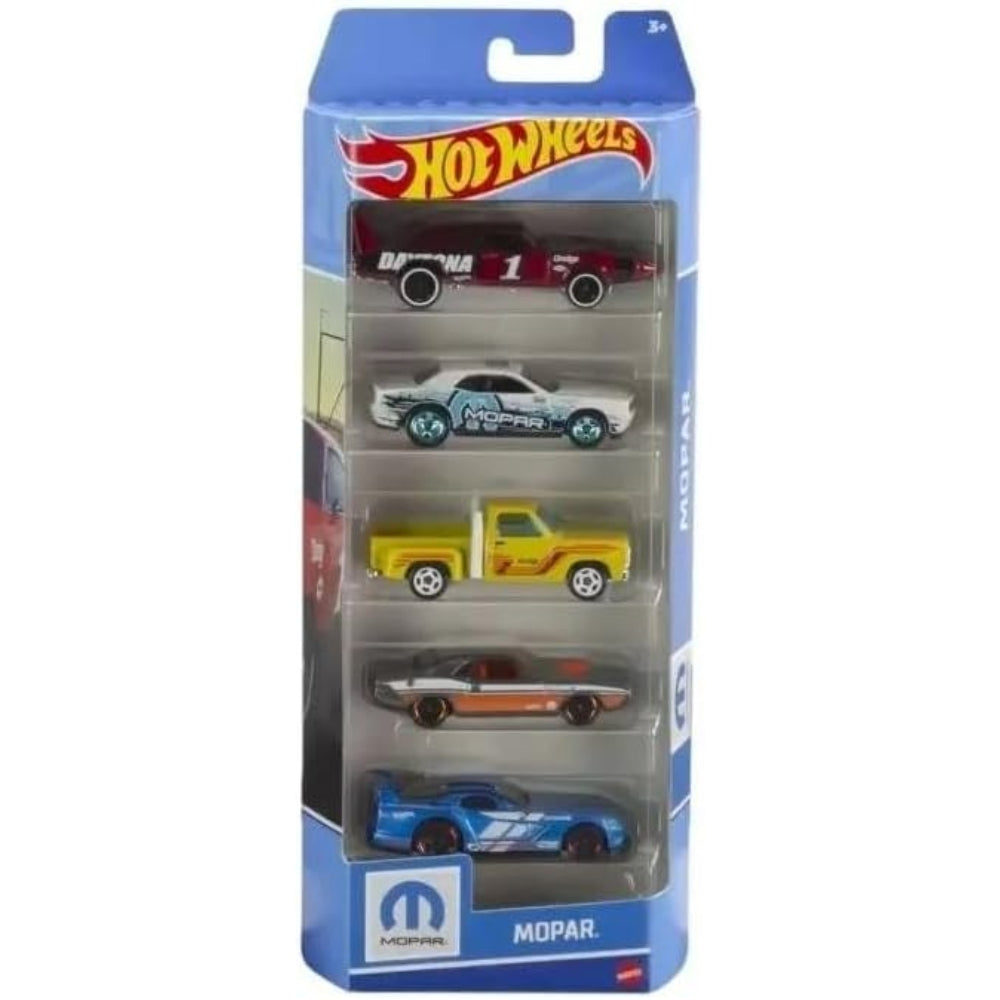 Hot Wheels Pack de 5 Carritos 12 Modelos Variados