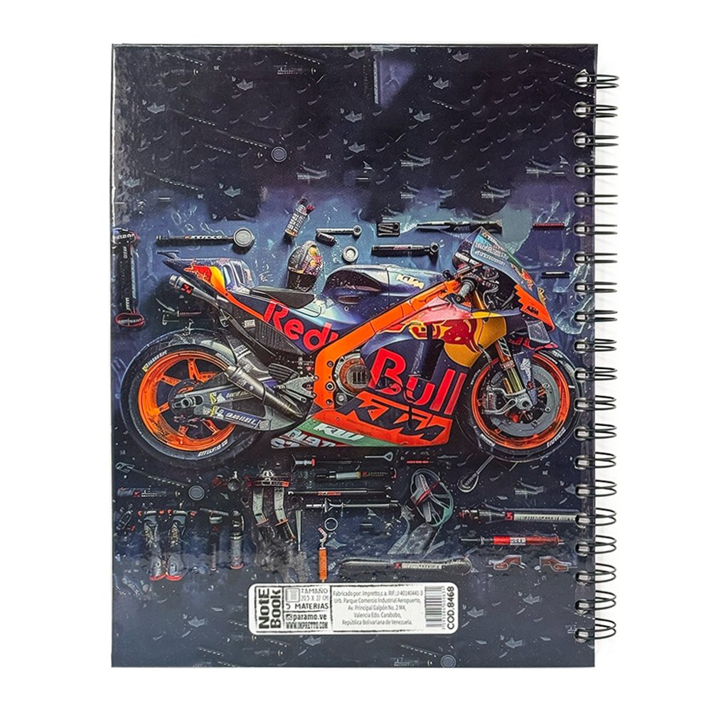 Paramo Notebook Libreta 5 Materias Diseños Surtidos
