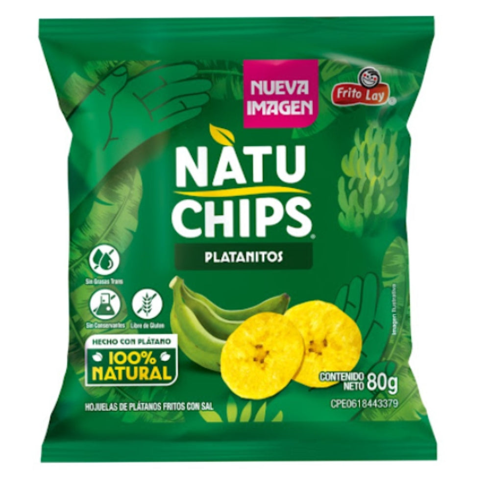 Platanitos Natuchips 80g