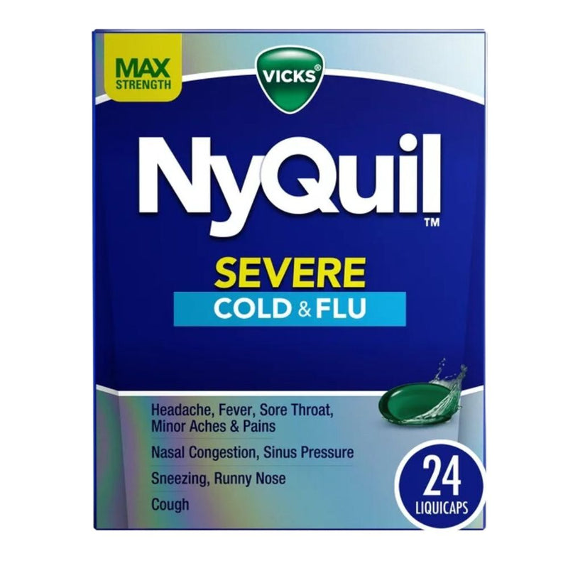 NyQuil Severe Cold & Flu 24 Liquicaps