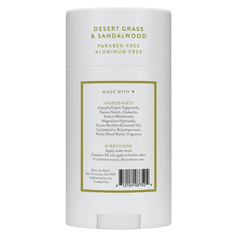 Native Desodorante Desert Grass & Sandalwood 75 gr