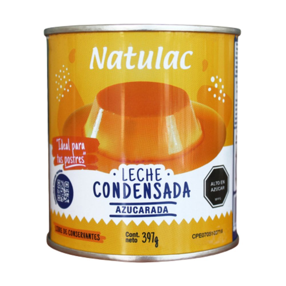 Natulac Leche Condensada Azucarada 397gr