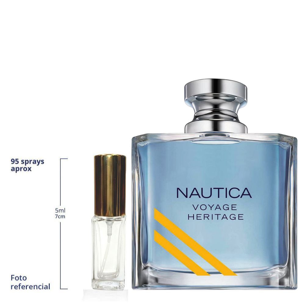 Nautica Voyage Heritage Decant Travel Size Eau De Toilette For Men