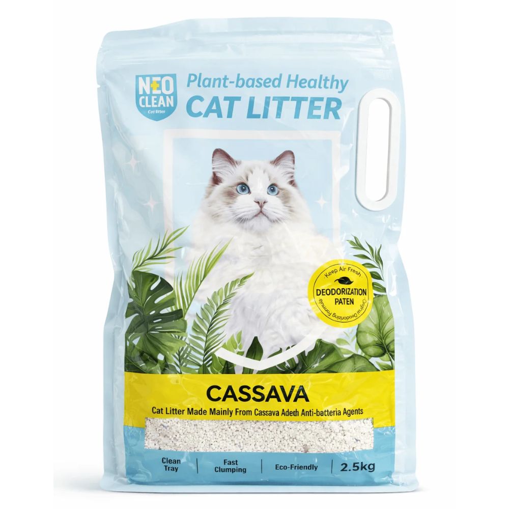 Neo Clean Cat Litter Cassava Antibacteriano 2.5kg