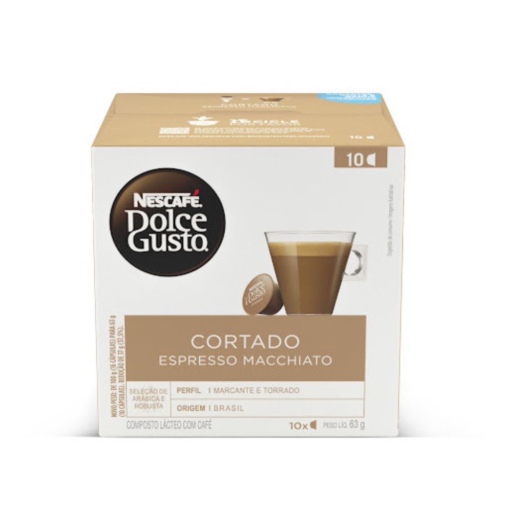 Nescafe Dolce Gusto Cortado Expresso Macchiato 10 capsulas 63 grs