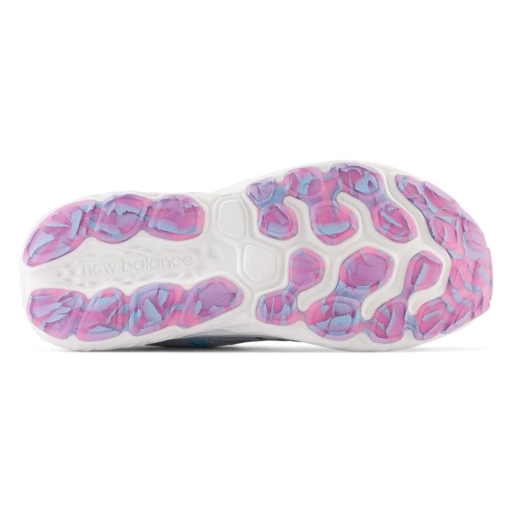 New Balance Running Evoz Blanco Y Azul Zapato Para Damas