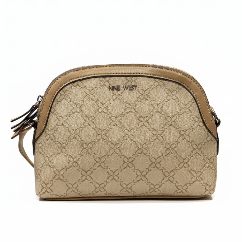 Nine West Cartera Mini Lillie Light Khaki Logo