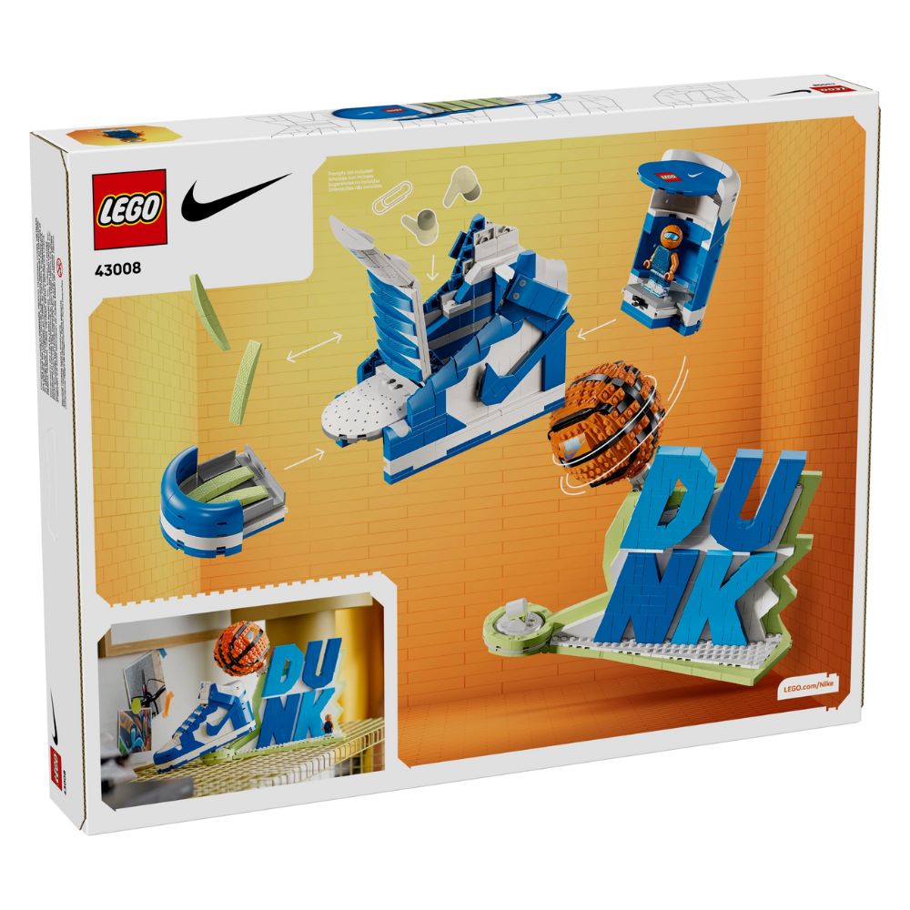 Lego Nike Dunk 1180 Pzs 10+