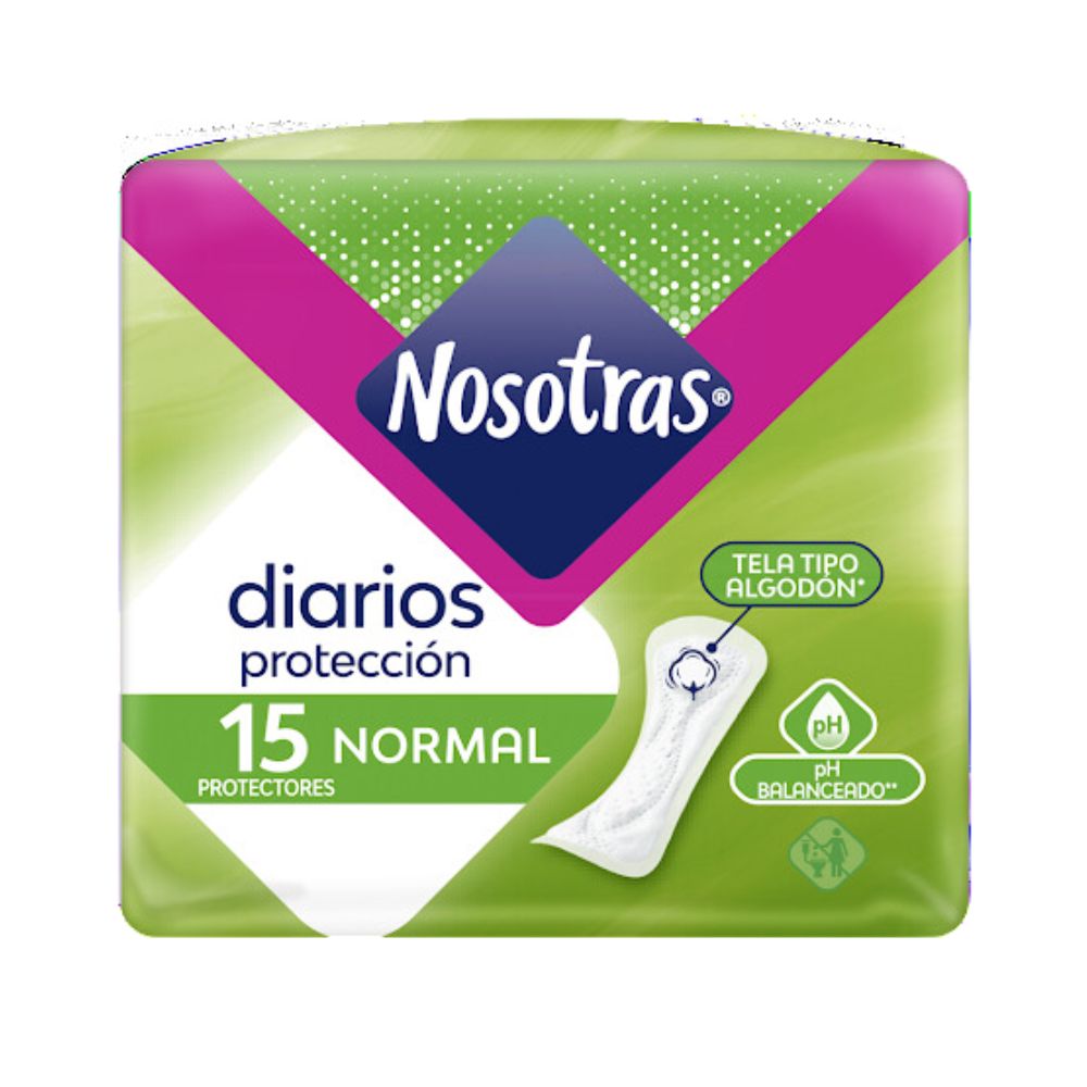 Nosotras Protectores Diarios Natural Algodon 15 Und