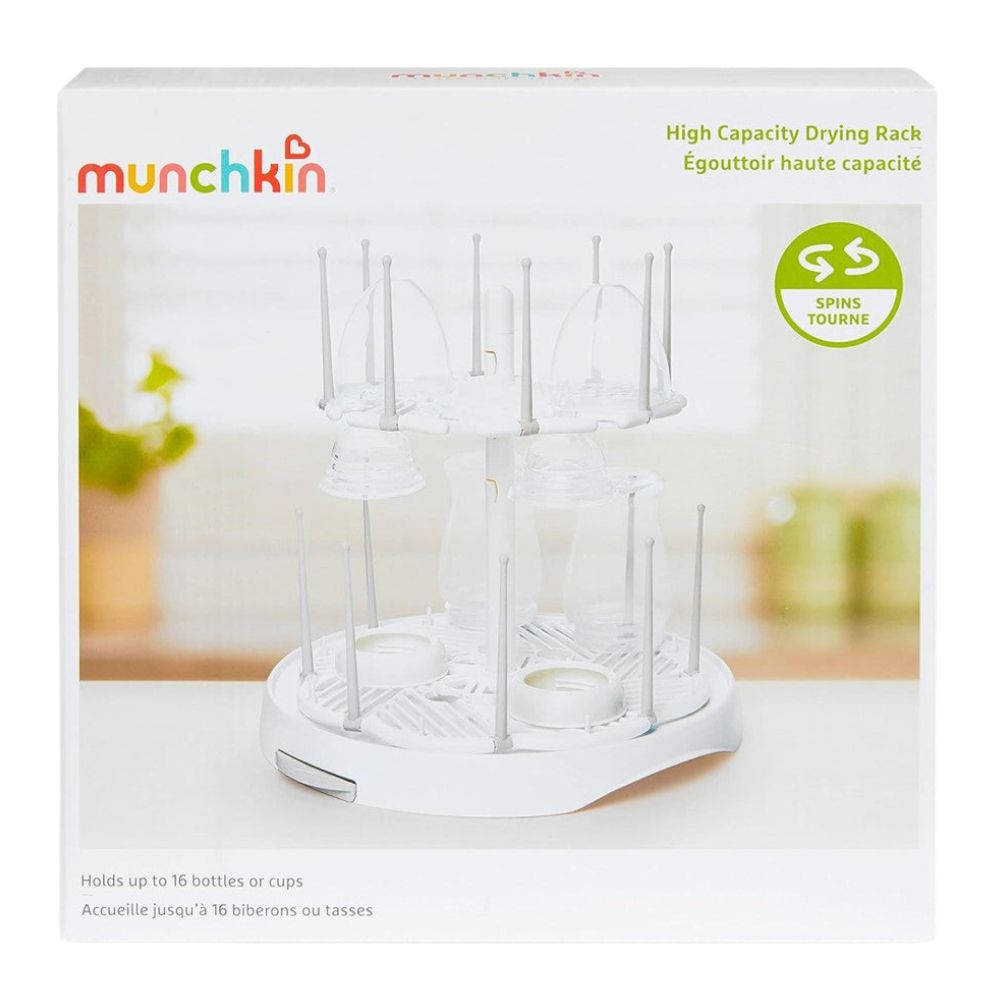 Munchkin Escurridor High Capacity Drying Rack Holds Up To 16 Bottle Or Cups